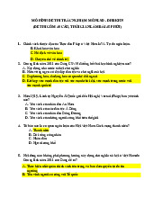 Đề Thi Trắc Nghiệm Môn Lịch sử Đảng | Đại học Bách Khoa Hà Nội