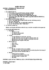 Bài giảng môn quản trị học | Trường Đại học Luật, Đại học Quốc gia Hà Nội