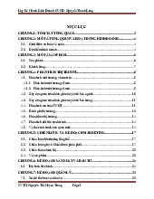 Tiểu luận lập kế hoạch kinh doanh | Trường Đại học Kiến trúc Đà Nẵng