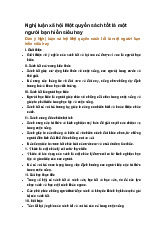 Nghị luận xã hội Một quyển sách tốt là một người bạn hiền siêu hay