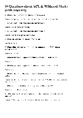 10 Questions about ACL & Wildcard Masks môn Bảo mật | Trường Đại học Kinh Doanh và Công Nghệ Hà Nội