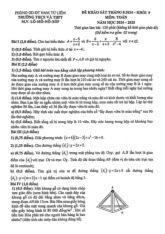 Đề khảo sát tháng 8 Toán 9 năm 2024 – 2025 trường M.V. Lômônôxốp – Hà Nội