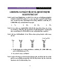 Chương 5: phân tích và quyết định. Đầu tư dự án | Tài liệu Tài chính doanh nghiệp | Trường đại học sư phạm kỹ thuật TP. Hồ Chí Minh