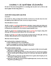 Tóm tắt Chương 7 Các quyết định về sản phẩm & marketing | Môn Marketing căn bản 1 - Đại học Công Đoàn