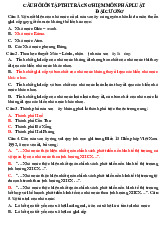 Trắc nghiệm pháp luật đại cương | Pháp luật đại cương | Đại học Công nghiệp Thành phố Hồ Chí Minh