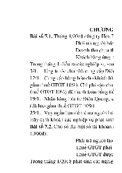 Bài tập chương 7 - Nguyên lý kế toán | Đại học Kinh Tế Quốc Dân