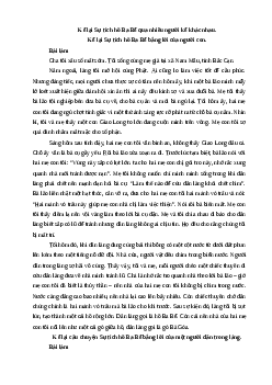 Kể câu chuyện về lòng nhân hậu: Sự tích hồ Ba Bể | Tập làm văn 4