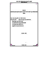 Dự Án Kinh Doanh Quần Áo Nữ “Cửu IPM” - Nhóm 12 - 2021