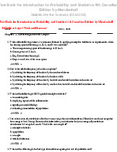 Đề thi trắc nghiệm có đáp án môn Xác suất thống kê| Trường Đại học Ngoại Thương