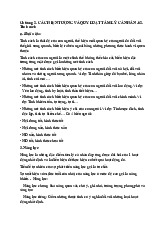 Chương 2 các hiện tượng và quy luật tâm lý cá nhân môn Tâm lý quản lý- Tính cách | Học viện Nông nghiệp Việt Nam