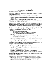 Đề cương Triết học cuối kì 2 môn Triết học Mác - Lênin ( Lý thuyết )| Đại học Bách Khoa - Đại học Đà Nẵng