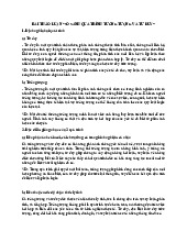 BÀI THẢO LUẬN - So sánh giữa Tưởng Tượng và Tư Duy trong Nhận Thức