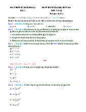 Đề thi thử tốt nghiệp THPT 2025 môn Vật lí bám sát đề minh họa - Đề 23