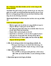 Chương 1 Khái Niệm và Vai Trò Của Thị Trường Tài Chính môn Marketing căn bản | Trường đại học Mở Hà Nội