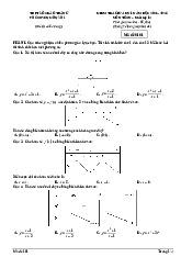 Đề giữa kỳ 1 Toán 12 năm 2025 – 2026 trường THPT Bảo Thắng 3 – Lào Cai