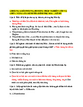 Chương 1 và Các Khái Niệm Cơ Bản Môn Kinh tế chính trị Mác-Lênin | Đại học Gia Định