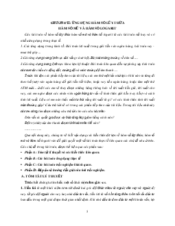 Ứng dụng hàm số lũy thừa, hàm số mũ và hàm số logarit để giải các bài toán thực tế liên quan