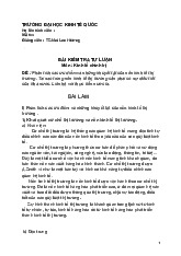 Bài tự luận kinh tế chính trị - Kinh tế Chính trị Mác-Lê Nin (KTCT01) | Đại học kinh tế quốc dân NEU