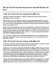 Bài văn Tả cảnh Vịnh Hạ Long chọn lọc hay nhất Tập làm văn lớp 3