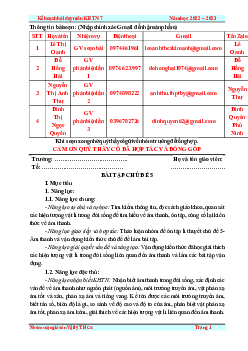 Giáo án Khoa học tự nhiên 7 Vật lí Bài tập Chủ đề 5 | Cánh diều