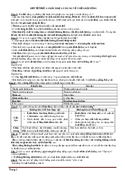 6 chuyên đề bồi dưỡng học sinh giỏi môn Sinh học lớp 10