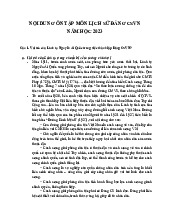 Đề cương môn lịch sử đảng- Trường Đại học bách khoa - Đại học đà nẵng.