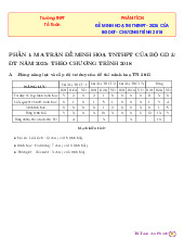 Phân tích đề minh họa thi tốt nghiệp THPT năm 2025 môn Toán