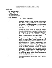 Bài tập thực hành môn Luật dân sự | Đại học Nội Vụ Hà Nội