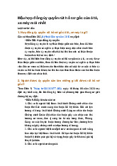 Mẫu hợp đồng ủy quyền rút hồ sơ gốc của ô tô, xe máy mới nhất