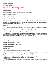Câu hỏi ôn tập - Lịch sử Nhà nước và Pháp Luật | Trường Đại học Luật, Đại học Quốc gia Hà Nội