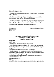 Chuyển động ném xiên | Trường Đại học Sư phạm Hà Nội