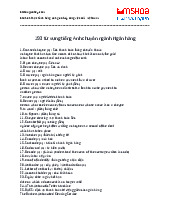 Tài liệu tiếng anh chuyên ngành ngân hàng | Trường Đại học Ngân hàng TP.HCM