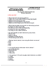 Đề cương môn Triết học Mac- Lênin - Trường Đại học Văn Hiến.