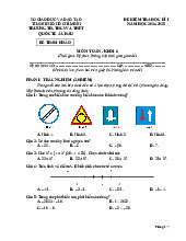 Đề tham khảo cuối kỳ 1 Toán 6 năm 2024 – 2025 phòng GD&ĐT Quận 3 – TP HCM