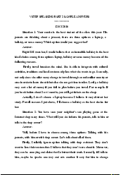 Speaking part 2 sample answers - Ngôn Ngữ Anh | Trường Đại học Ngoại ngữ, Đại học Đà Nẵng