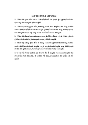 Câu hỏi ôn tập cuối kỳ môn Chủ nghĩa khoa học xã hội | Đại học Bách Khoa, Đại học Đà Nẵng