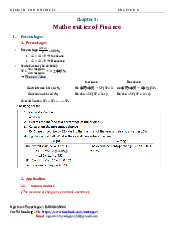 Chapter-3 - Math for business | Trường Đại học Quốc tế, Đại học Quốc gia Thành phố HCM