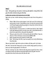 Đề cương Môn Luật so sánh | Trường Đại học Luật Hà Nội