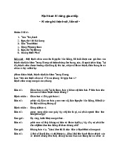 Kịch bản kĩ năng giao tiếp - Nhóm 3 tổ 4 | Trường Đại học Trà Vinh