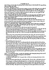 Đề cương môn Tư tưởng Hồ Chí Minh - Trường Đại học lao động -  xã hội.