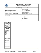 Lịch sử Đảng: Bài Thi Học Phần 31 | Đại học Thương Mại