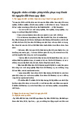 Nguyên nhân và biện pháp khắc phục suy thoái tài nguyên đất theo quy định