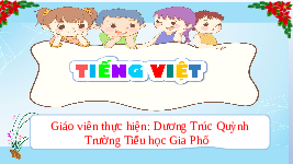 Giáo án điện tử Tiếng Việt 4 Bài đọc 2 Cánh diều: Lên rẫy