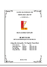 Báo Cáo Giữa Kỳ Hệ Điều Hành: Mô Phỏng Quản Lý Bộ Nhớ Ảo | Hệ điều hành | Trường Đại học Bách khoa Hà Nội
