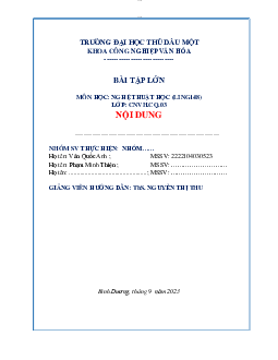 Tiểu luận nghệ thuật kiến trúc