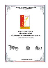 Báo cáo bài tập lớn Đo và điều khiển nhiệt độ, độ ẩm | Môn Kỹ thuật vi xử lý - Đại học Bách Khoa Hà Nội