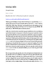 Thị trường ngoại hối (foreign exchange market) là thị trường mà ở đó ngoại tệ môn Marketing căn bản  | Học viện Nông nghiệp Việt Nam