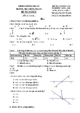 Đề tham khảo cuối kỳ 1 Toán 7 năm 2025 – 2026 trường THCS Đông Thạnh – TP HCM