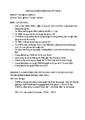 Tài liệu ôn tập môn Lịch sử Đảng | Đại Học Hà Nội