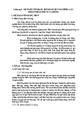 Chương 1 Kế toán vốn bằng tiền, đầu tư tài chính, các khoản phải thu và tạm ứng | Môn Kế toán tài chính - Đại học Tài nguyên và Môi trường Hà Nội